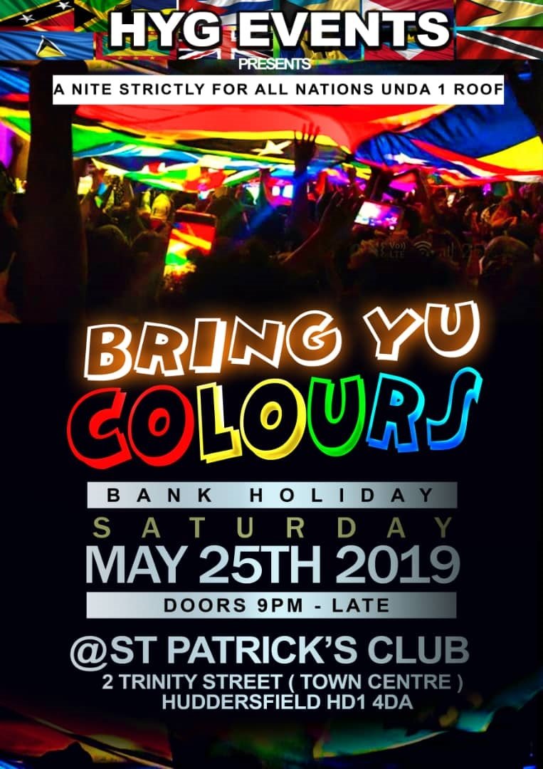 Bring Yu Colours — 25 May 2019